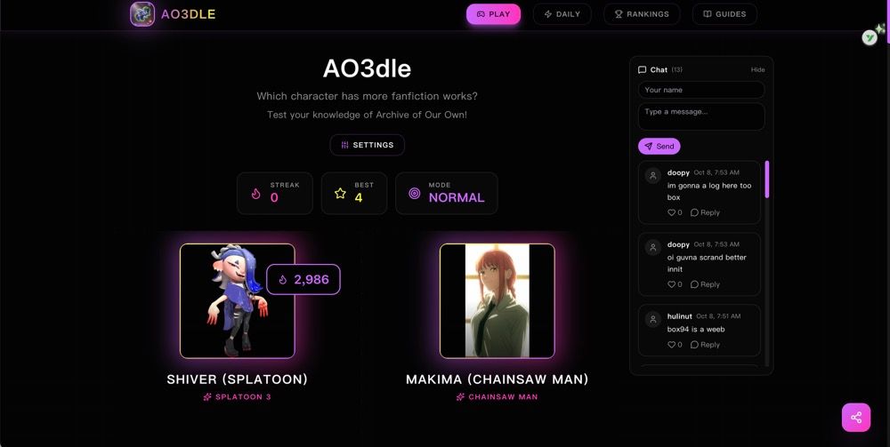 image of ao3dle