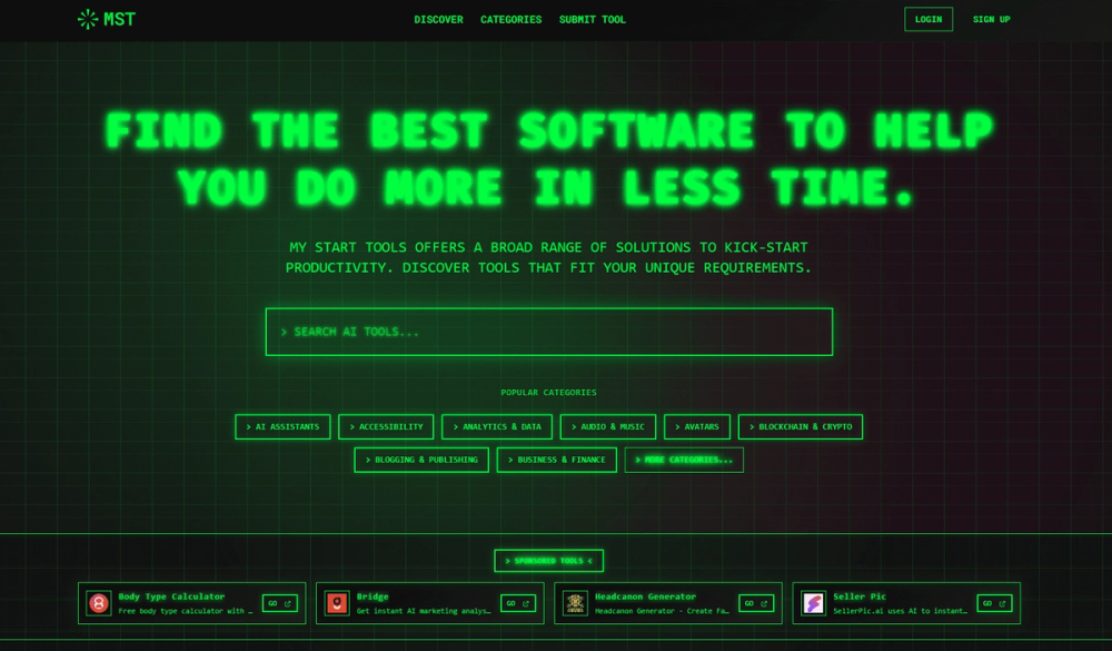 image of My Start Tools
