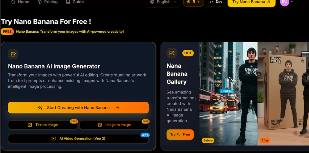 image of Nana Banana AI