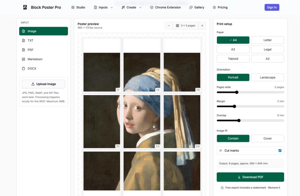 image of Block Poster Pro