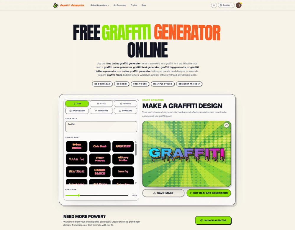 image of Graffiti-Generator.art
