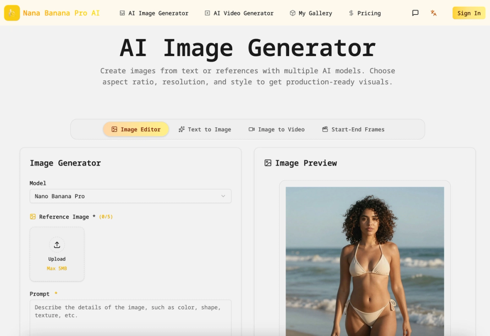 image of Nana Banana Pro AI image of Nana Banana Pro AI