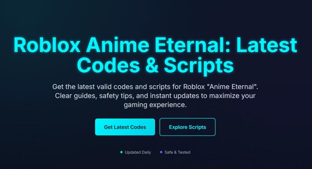 image of Anime Eterna Codes & Scripts