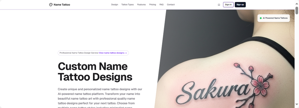 image of Name Tattoo designs