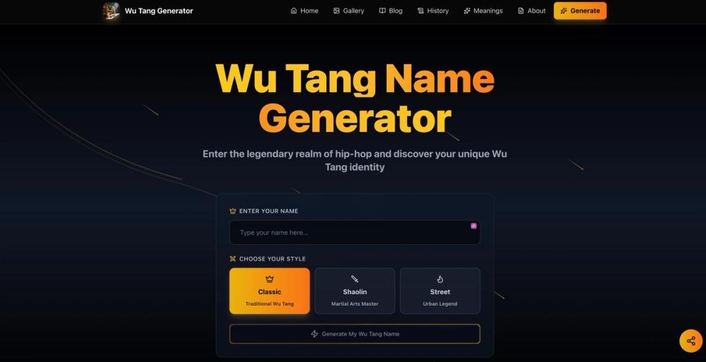 image of wu tang name generator image of wu tang name generator