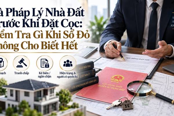 Rà Pháp Lý Nhà Đất Trước Khi Đặt Cọc: Kiểm Tra Gì Khi Sổ Đỏ Không Cho Biết Hết