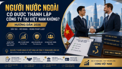 Người Nước Ngoài Có Được Thành Lập Công Ty Tại Việt Nam Không? Hướng Dẫn 2026