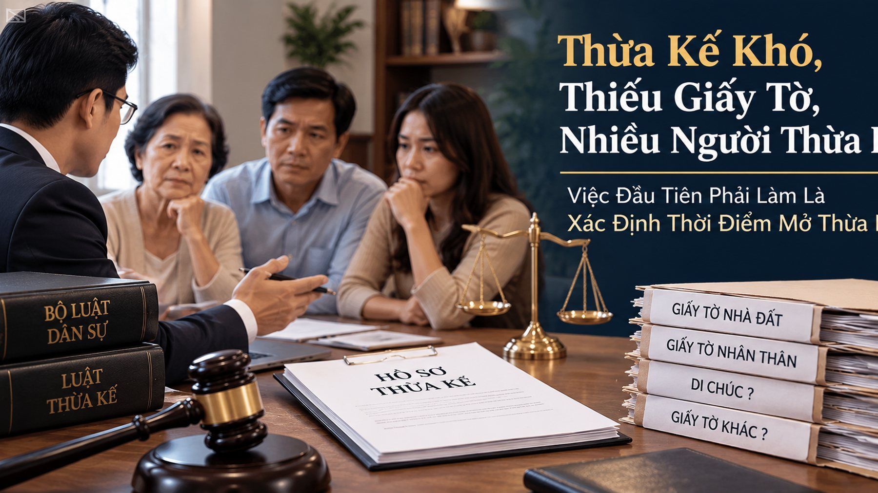 Thừa Kế Khó, Thiếu Giấy Tờ, Nhiều Người Thừa Kế: Việc Đầu Tiên Phải Làm Là Xác Định Thời Điểm Mở Thừa Kế