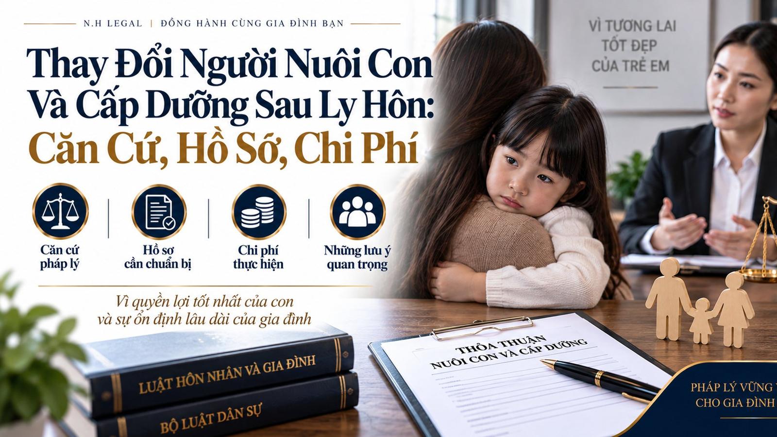 Thay Đổi Người Nuôi Con Và Cấp Dưỡng Sau Ly Hôn: Căn Cứ, Hồ Sơ, Chi Phí