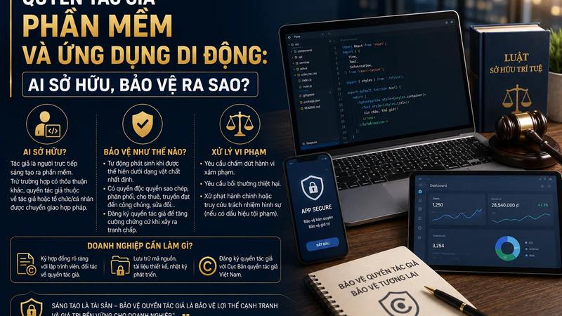 Quyền Tác Giả Phần Mềm Và Ứng Dụng Di Động: Ai Sở Hữu, Bảo Vệ Ra Sao