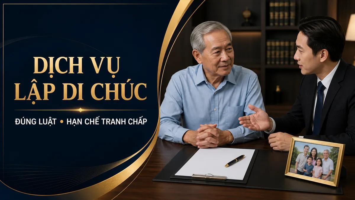 Dịch Vụ Lập Di Chúc: Quy Trình, Hồ Sơ Và Chi Phí