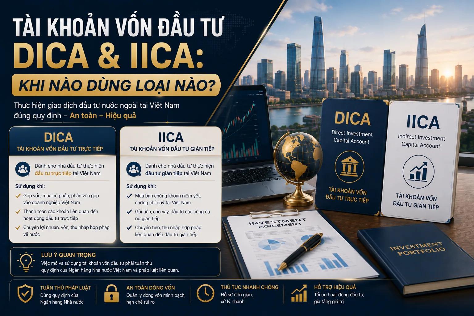 Tài Khoản Vốn Đầu Tư DICA Và IICA: Khi Nào Dùng Loại Nào