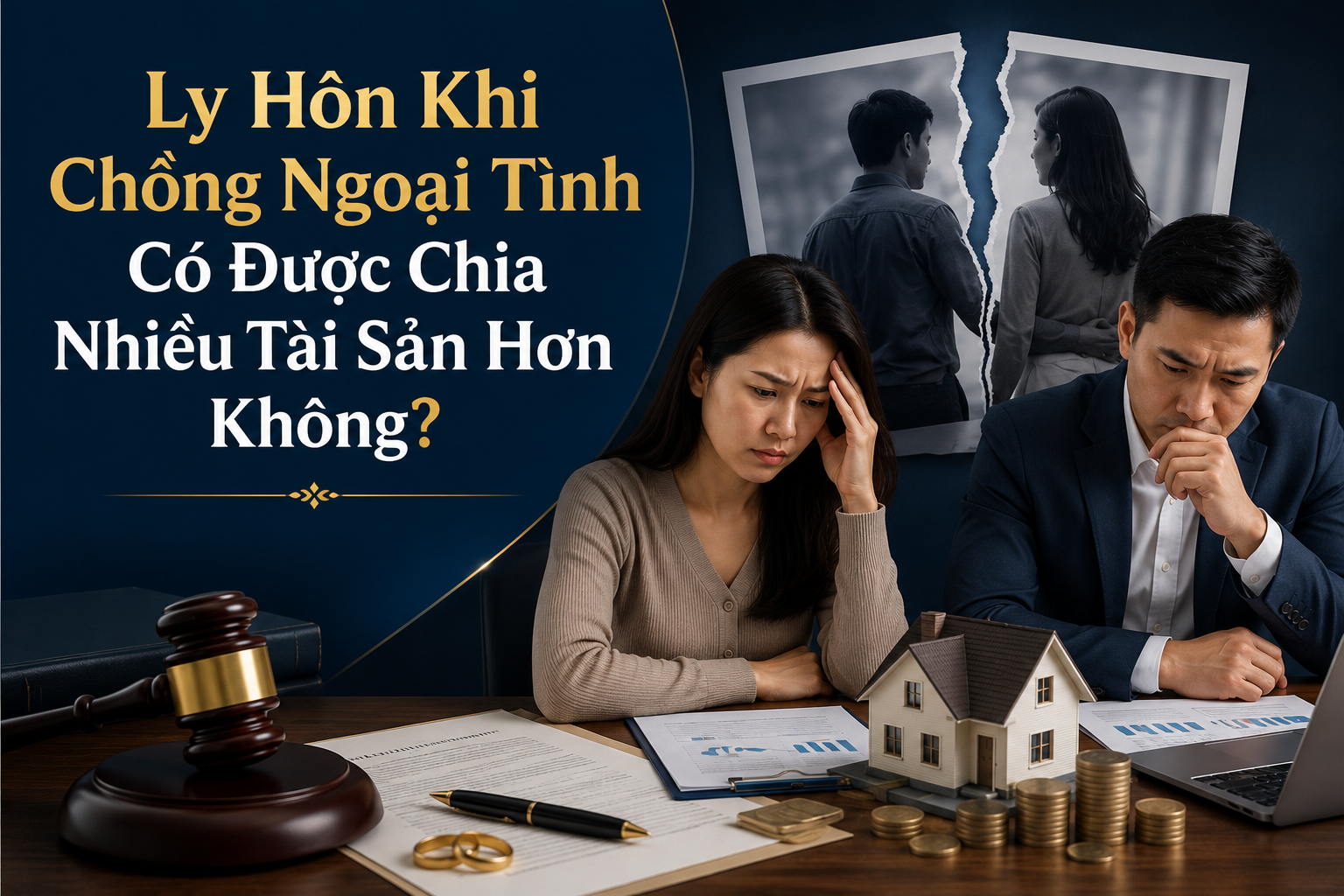 Ly Hôn Khi Chồng Ngoại Tình Có Được Chia Nhiều Tài Sản Hơn Không? Quy Định 2026