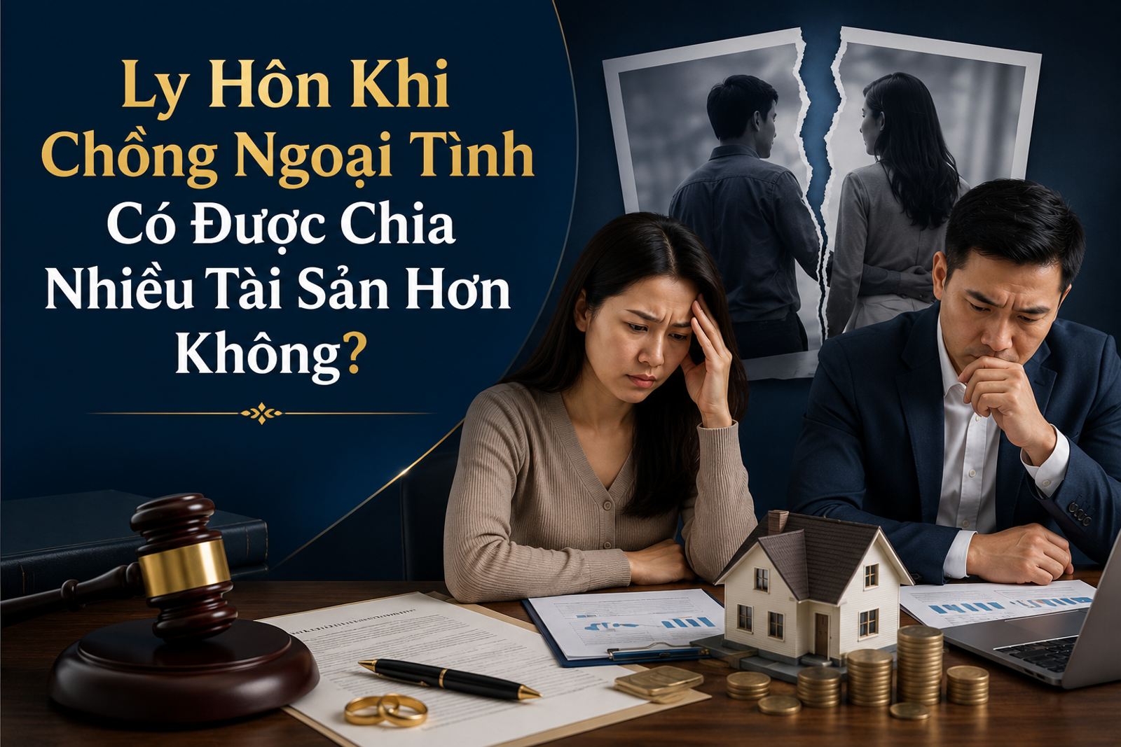 Ly Hôn Khi Chồng Ngoại Tình Có Được Chia Nhiều Tài Sản Hơn Không? Quy Định 2026