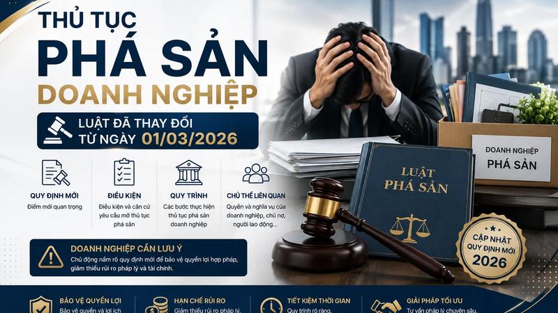 Thủ Tục Phá Sản Doanh Nghiệp: Luật Đã Thay Đổi Từ Ngày 01/03/2026