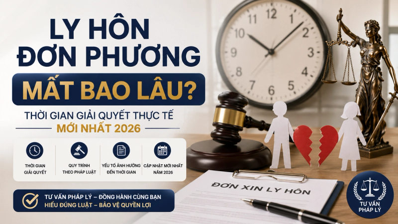Ly Hôn Đơn Phương Mất Bao Lâu? Thời Gian Giải Quyết Thực Tế Mới Nhất 2026