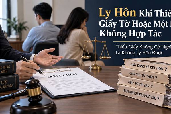 Ly Hôn Khi Thiếu Giấy Tờ Hoặc Một Bên Không Hợp Tác: Thiếu Giấy Không Có Nghĩa Là Không Ly Hôn Được