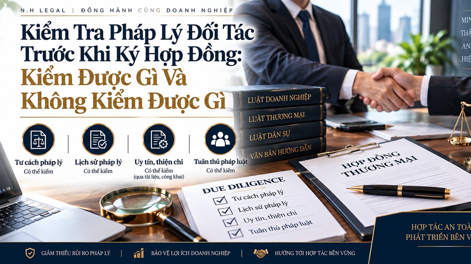Kiểm Tra Pháp Lý Đối Tác Trước Khi Ký Hợp Đồng: Kiểm Được Gì Và Không Kiểm Được Gì