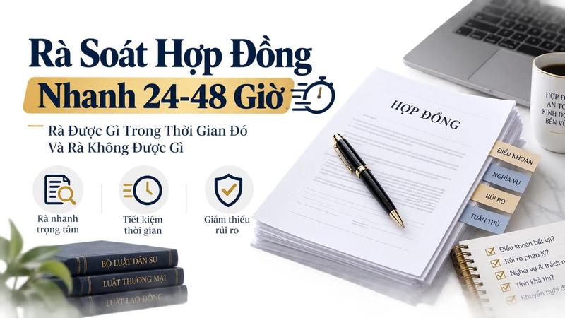 Rà Soát Hợp Đồng Nhanh 24-48 Giờ: Rà Được Gì Trong Thời Gian Đó Và Rà Không Được Gì