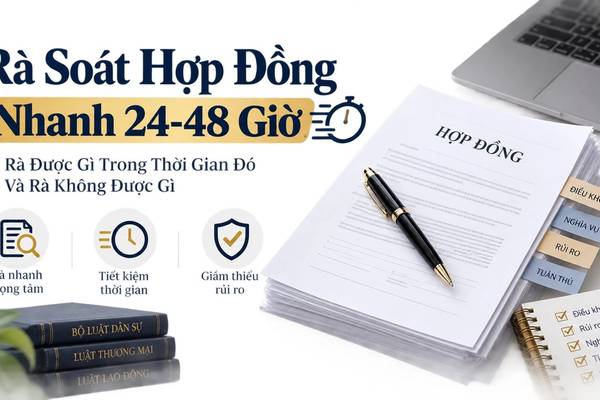 Rà Soát Hợp Đồng Nhanh 24-48 Giờ: Rà Được Gì Trong Thời Gian Đó Và Rà Không Được Gì