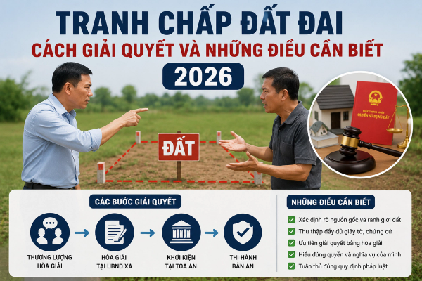 Tranh Chấp Đất Đai: Cách Giải Quyết Và Những Điều Cần Biết 2026