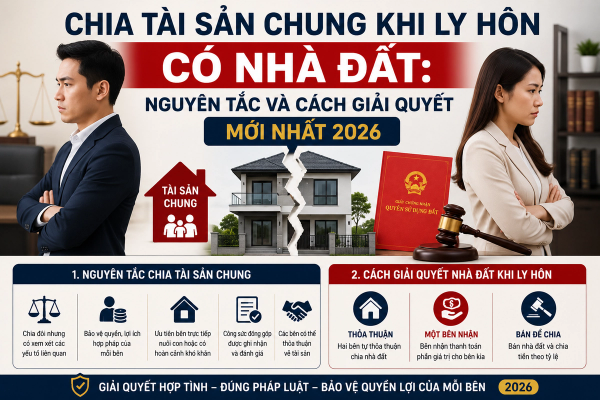 Chia Tài Sản Chung Khi Ly Hôn Có Nhà Đất: Nguyên Tắc Và Cách Giải Quyết Mới Nhất 2026