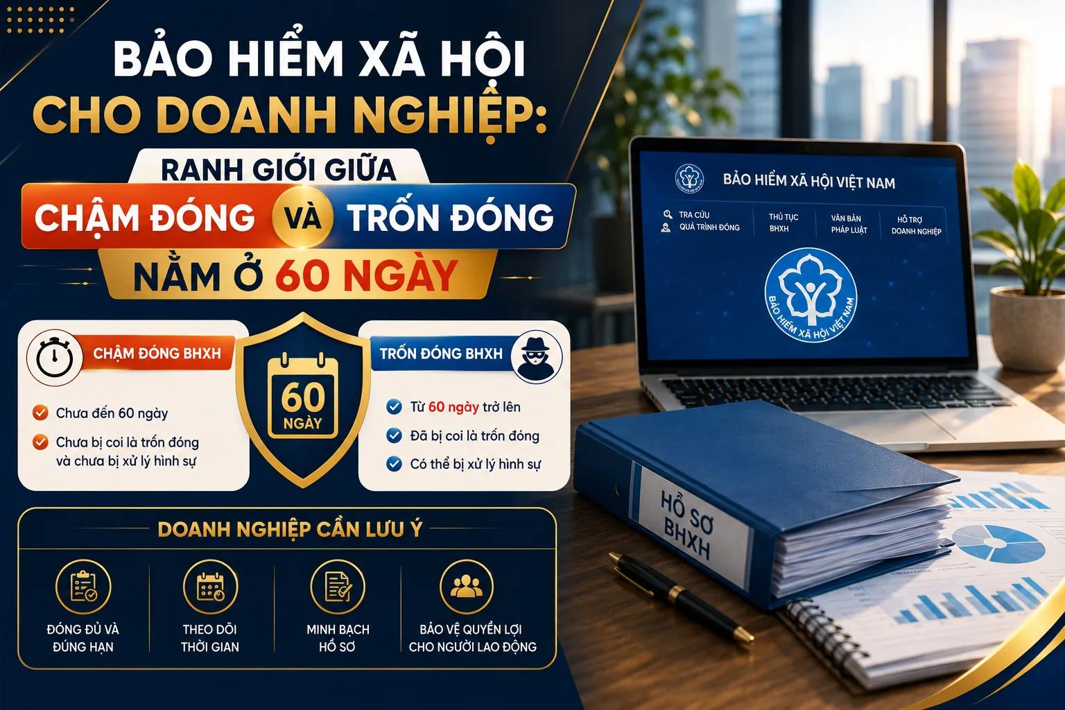 Bảo Hiểm Xã Hội Cho Doanh Nghiệp: Ranh Giới Giữa Chậm Đóng Và Trốn Đóng Nằm Ở 60 Ngày