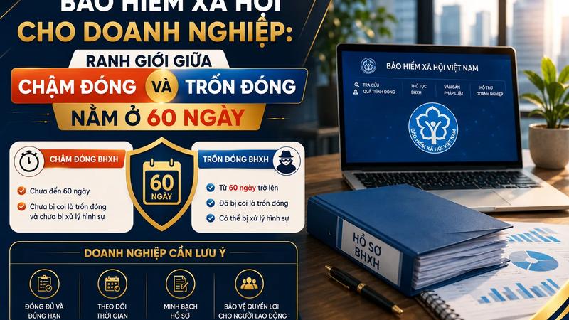 Bảo Hiểm Xã Hội Cho Doanh Nghiệp: Ranh Giới Giữa Chậm Đóng Và Trốn Đóng Nằm Ở 60 Ngày
