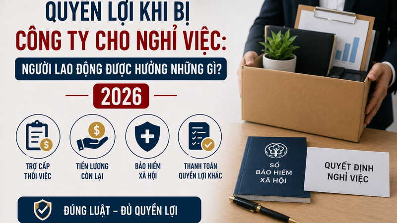 Quyền Lợi Khi Bị Công Ty Cho Nghỉ Việc: Người Lao Động Được Hưởng Những Gì? 2026