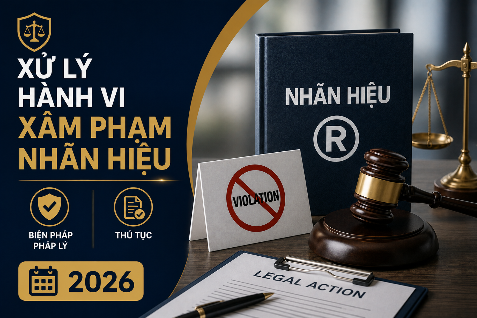 Xử Lý Hành Vi Xâm Phạm Nhãn Hiệu: Biện Pháp Pháp Lý Và Thủ Tục Mới Nhất 2026