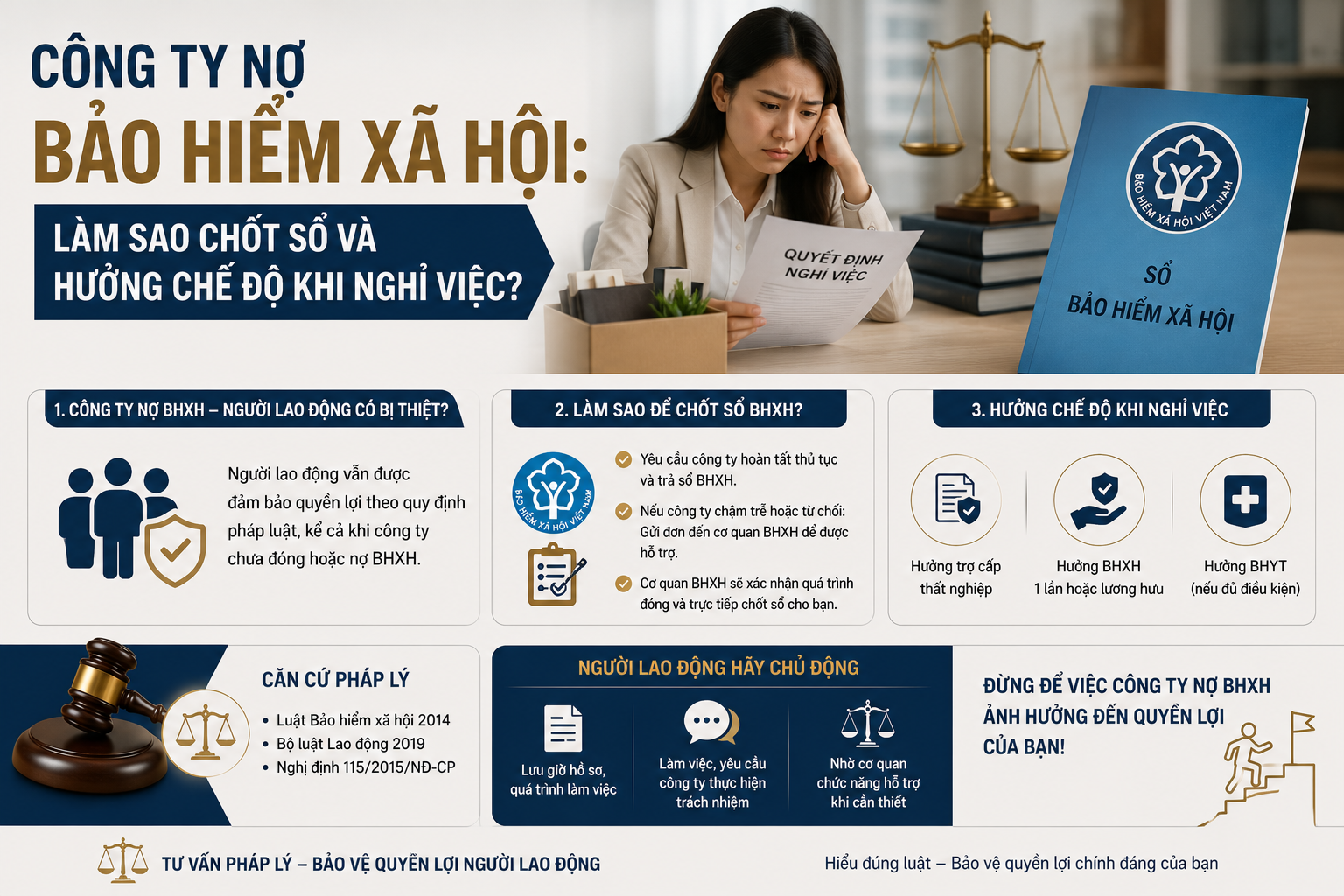 Hướng Xử Lý Khi Công Ty Nợ Bảo Hiểm Xã Hội Khiến Người Lao Động Bị Treo Quyền Lợi