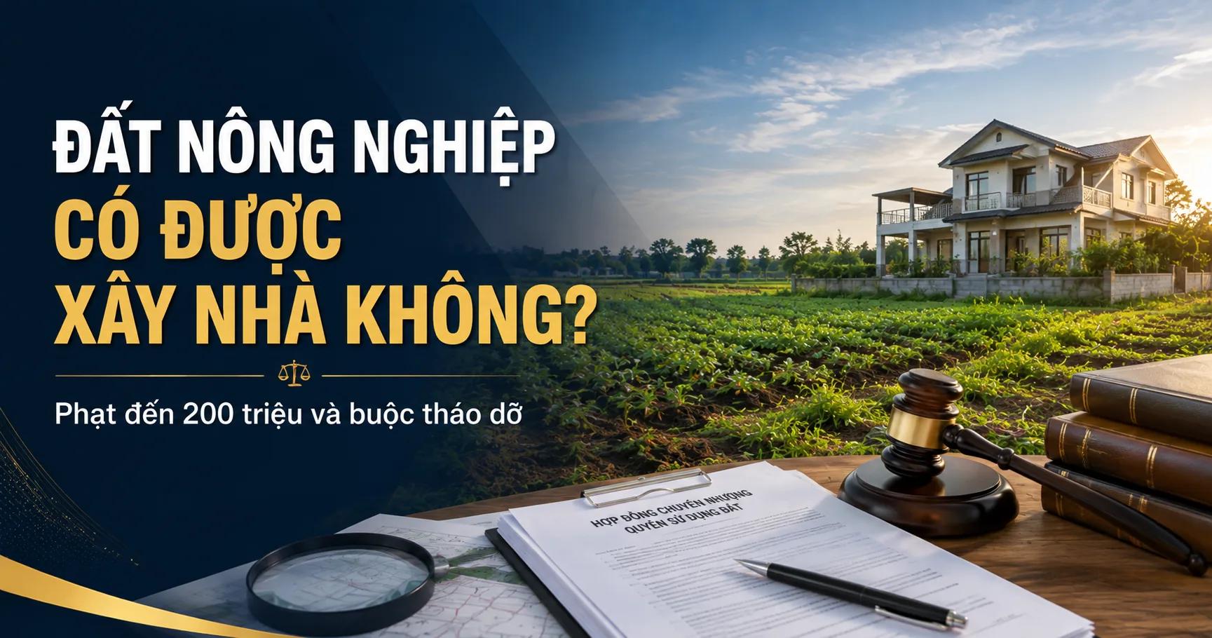Đất Nông Nghiệp Có Được Xây Nhà Không: Phạt Đến 200 Triệu Và Buộc Tháo Dỡ