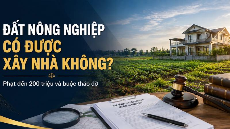 Đất Nông Nghiệp Có Được Xây Nhà Không: Phạt Đến 200 Triệu Và Buộc Tháo Dỡ