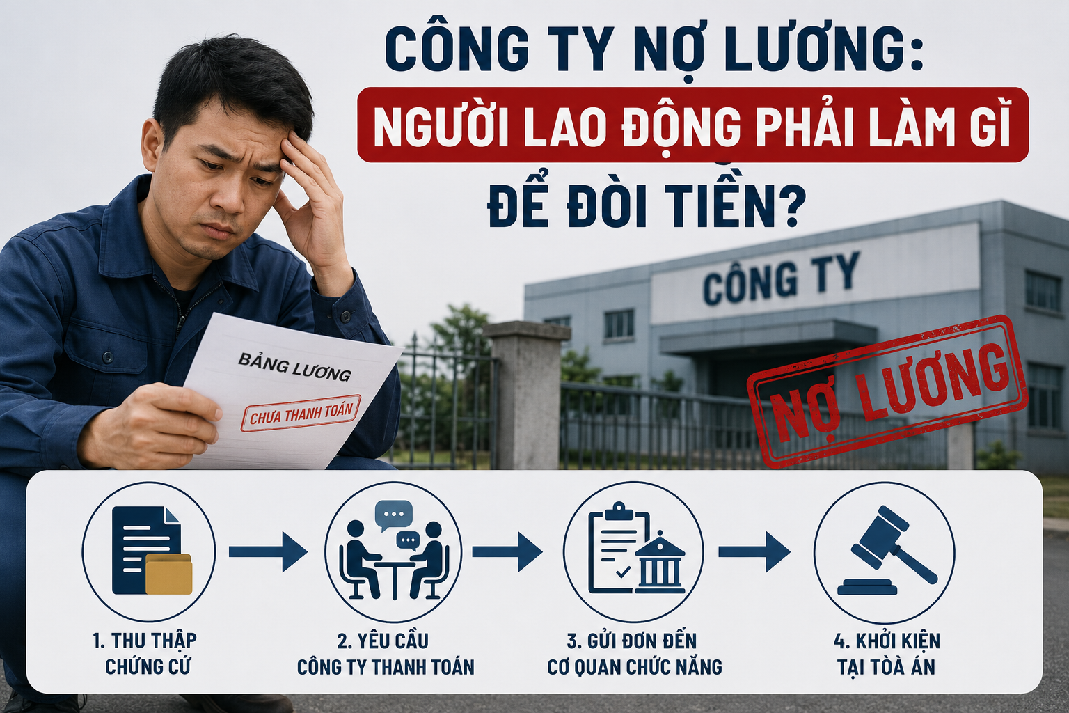 Công Ty Nợ Lương: Người Lao Động Phải Làm Gì Để Đòi Tiền?