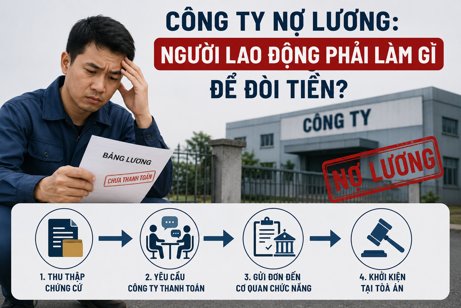 Công Ty Nợ Lương: Người Lao Động Phải Làm Gì Để Đòi Tiền?
