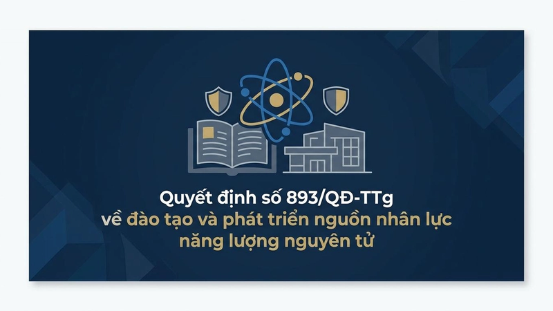 Quyết định số 893/QĐ-TTg về đào tạo và phát triển nguồn nhân lực năng lượng nguyên tử
