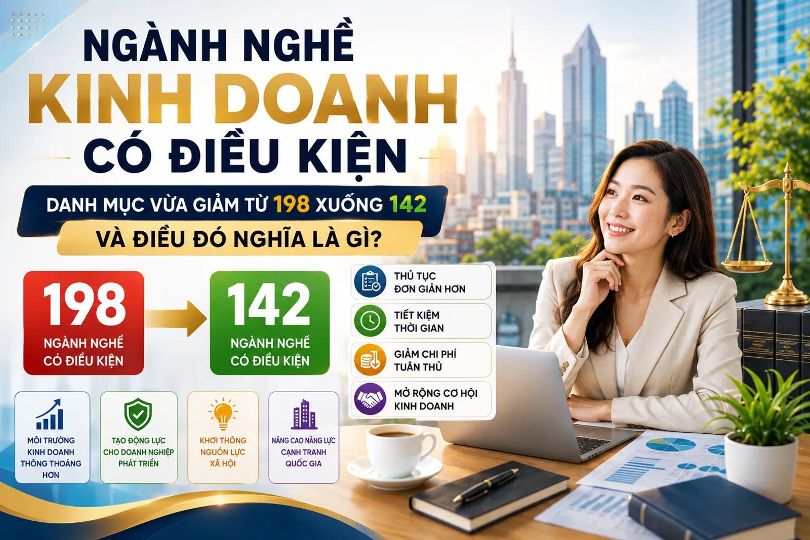 Ngành Nghề Kinh Doanh Có Điều Kiện: Danh Mục Vừa Giảm Từ 198 Xuống 142 Và Điều Đó Nghĩa Là Gì