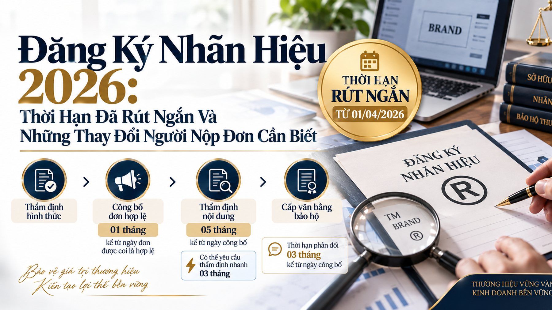 Đăng Ký Nhãn Hiệu 2026: Thời Hạn Đã Rút Ngắn Và Những Thay Đổi Người Nộp Đơn Cần Biết