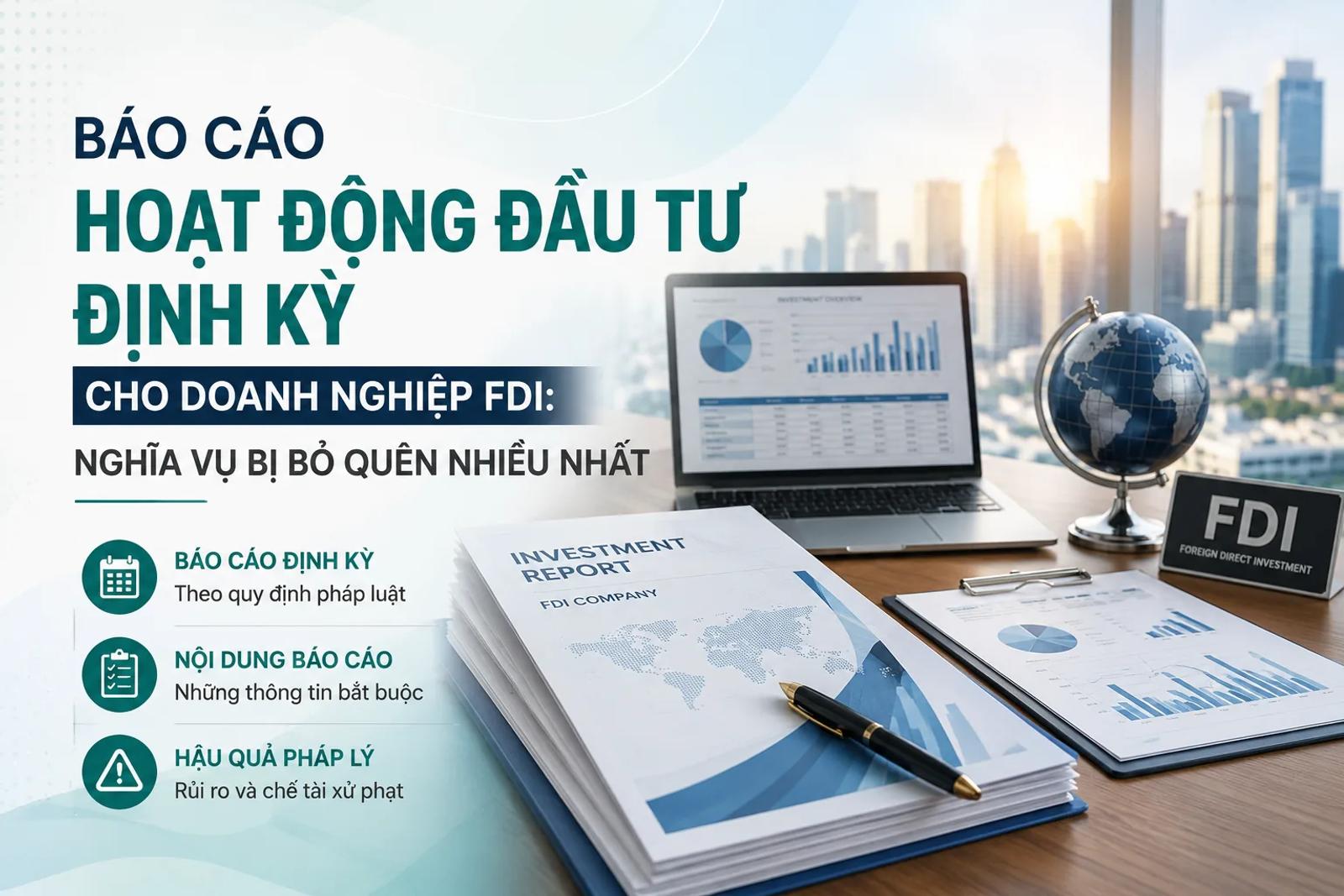 Báo Cáo Hoạt Động Đầu Tư Định Kỳ Cho Doanh Nghiệp FDI: Nghĩa Vụ Bị Bỏ Quên Nhiều Nhất