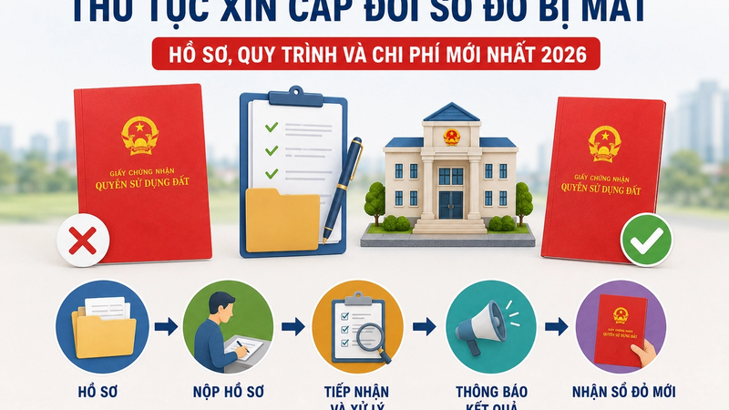 Thủ Tục Xin Cấp Đổi Sổ Đỏ Bị Mất: Hồ Sơ, Quy Trình Và Chi Phí Mới Nhất 2026