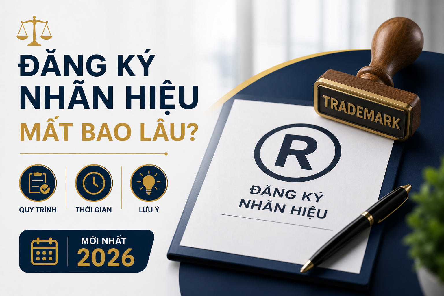 Đăng Ký Nhãn Hiệu Mất Bao Lâu? Quy Trình, Thời Gian Và Lưu Ý Mới Nhất 2026