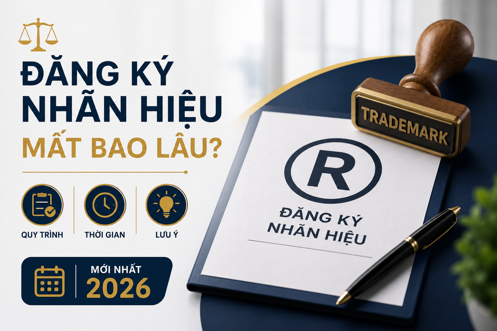 Đăng Ký Nhãn Hiệu Mất Bao Lâu? Quy Trình, Thời Gian Và Lưu Ý Mới Nhất 2026