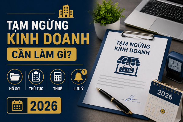 Tạm Ngừng Kinh Doanh Cần Làm Gì? Hồ Sơ, Thủ Tục, Thuế Và 7 Lưu Ý Quan Trọng 2026