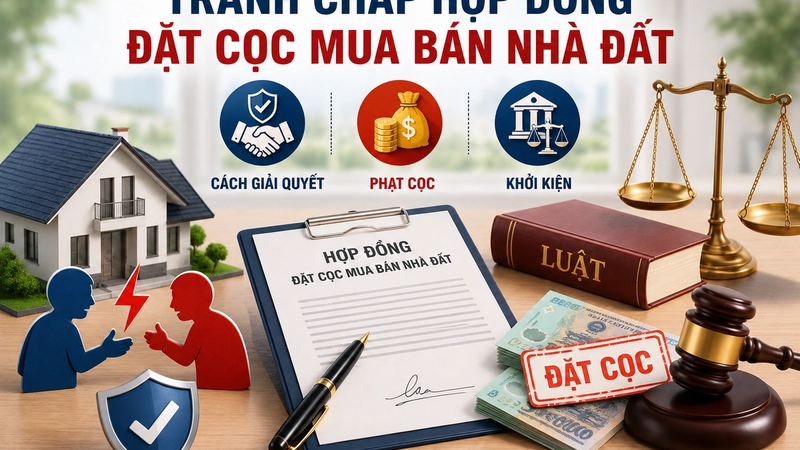 Tranh Chấp Hợp Đồng Đặt Cọc Mua Bán Nhà Đất: Cách Giải Quyết, Phạt Cọc Và Khởi Kiện 2026