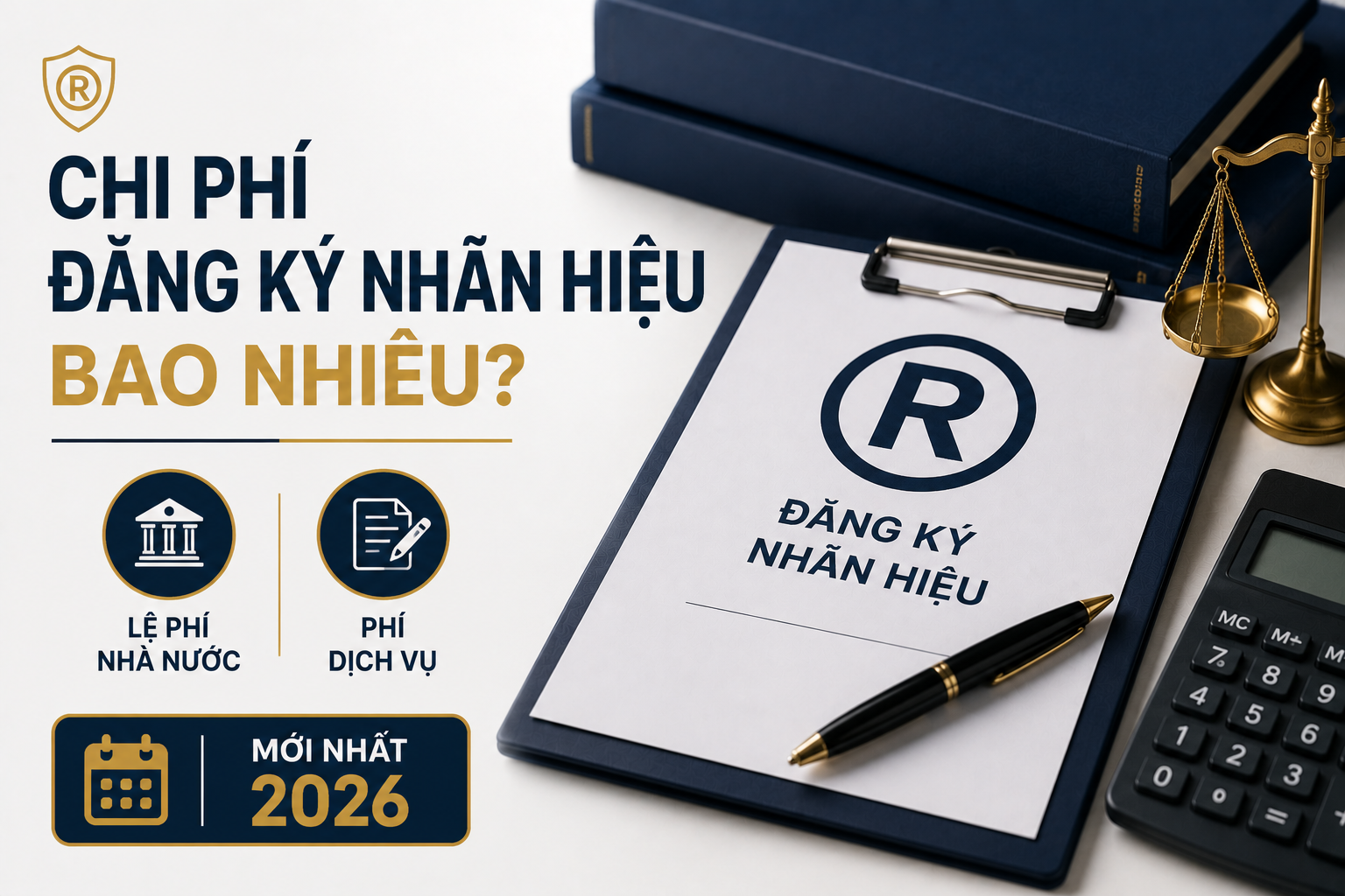 Chi Phí Đăng Ký Nhãn Hiệu Bao Nhiêu? Lệ Phí Nhà Nước Và Phí Dịch Vụ Mới Nhất 2026