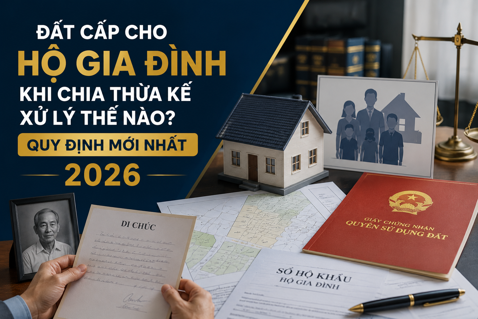 Đất Cấp Cho Hộ Gia Đình Khi Chia Thừa Kế Xử Lý Thế Nào? Quy Định Mới Nhất 2026
