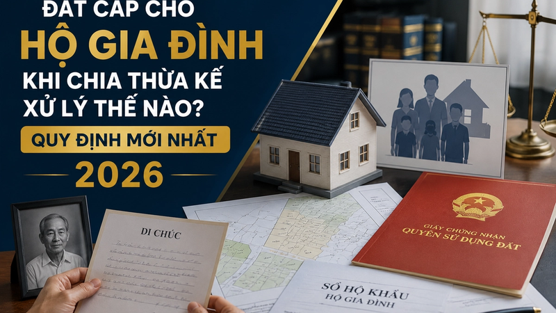 Đất Cấp Cho Hộ Gia Đình Khi Chia Thừa Kế Xử Lý Thế Nào? Quy Định Mới Nhất 2026