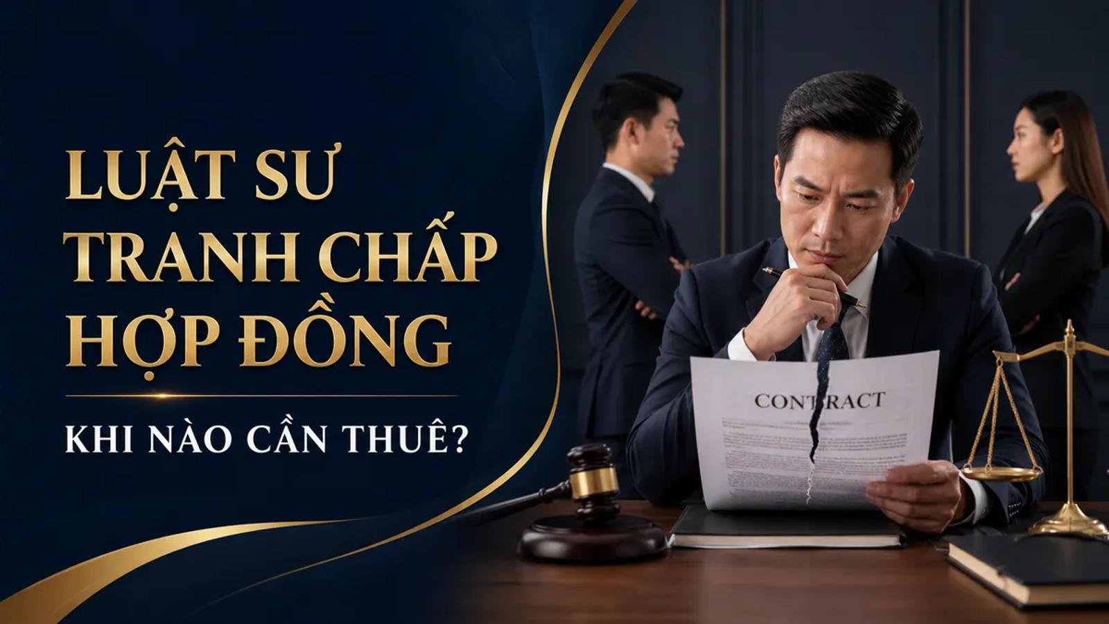 Luật Sư Tranh Chấp Hợp Đồng: Khi Nào Cần Thuê Và Chi Phí Thế Nào?