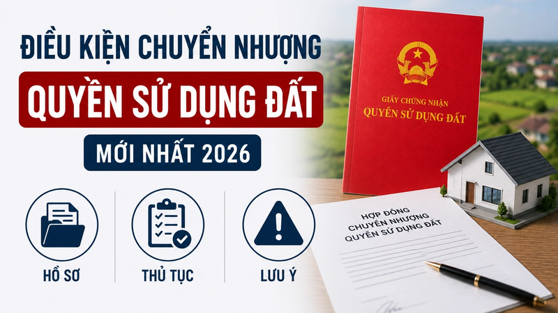 Điều Kiện Chuyển Nhượng Quyền Sử Dụng Đất Mới Nhất 2026: Hồ Sơ, Thủ Tục Và Những Lưu Ý Quan Trọng