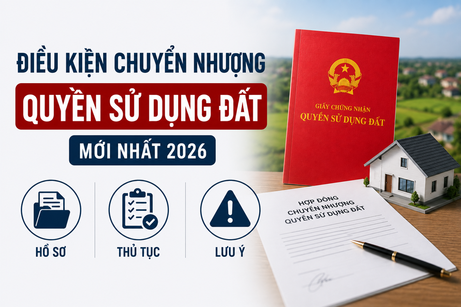 Điều Kiện Chuyển Nhượng Quyền Sử Dụng Đất Mới Nhất 2026: Hồ Sơ, Thủ Tục Và Những Lưu Ý Quan Trọng
